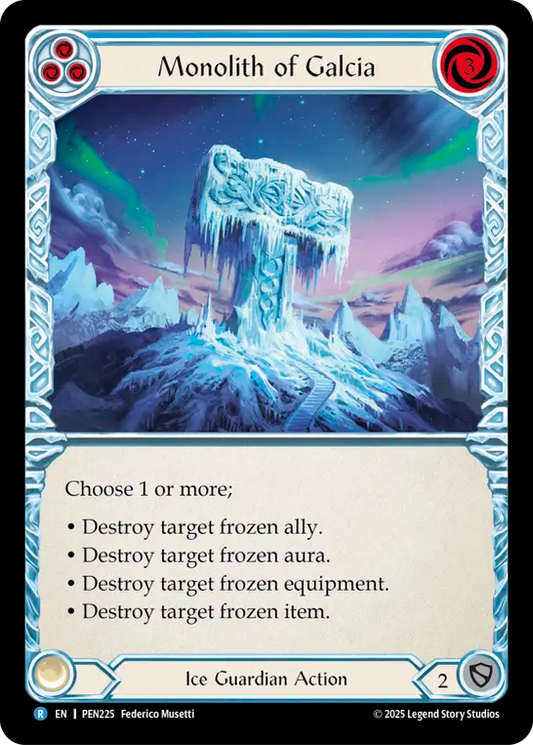 Monolith of Galcia (Blue) PEN225 (Compendium of Rathe)