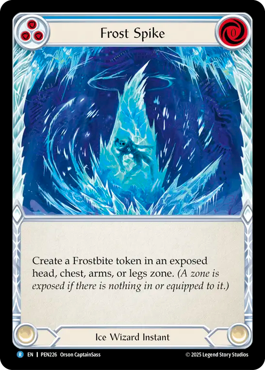 Frost Spike (Blue) PEN226 (Compendium of Rathe)