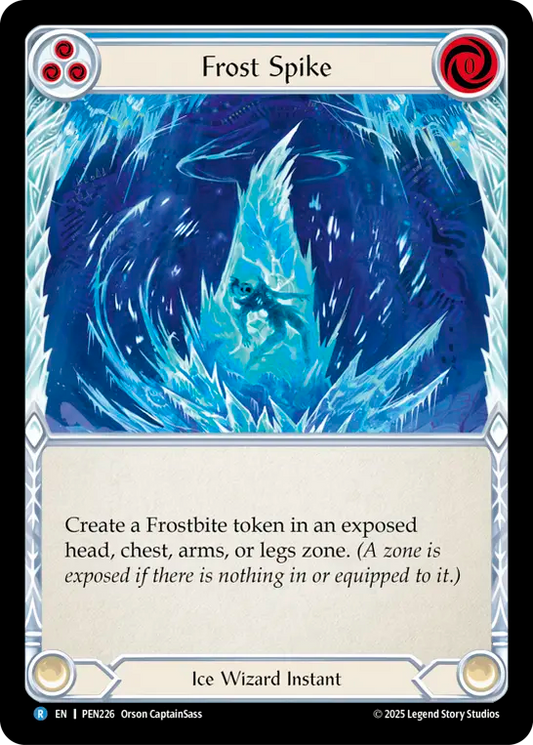 Frost Spike Rainbow Foil (Blue) PEN226 (Compendium of Rathe)