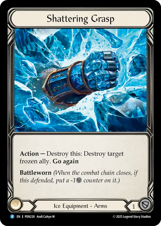 Shattering Grasp PEN228 (Compendium of Rathe)