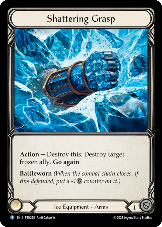 Shattering Grasp Cold Foil PEN228 (Compendium of Rathe)