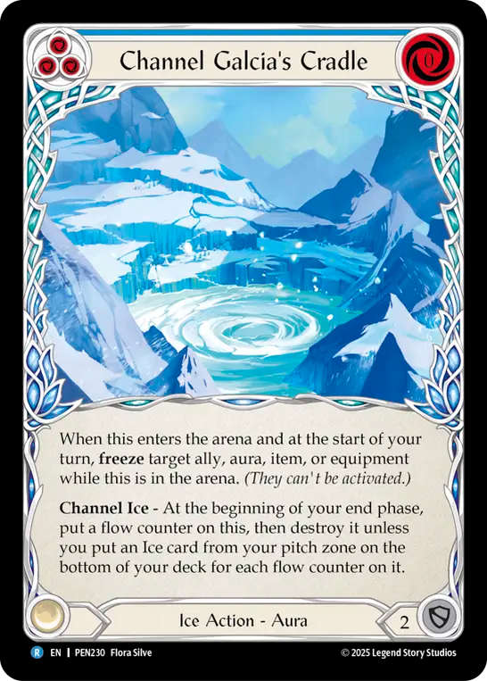 Channel Galcia's Cradle (Blue) PEN230 (Compendium of Rathe)