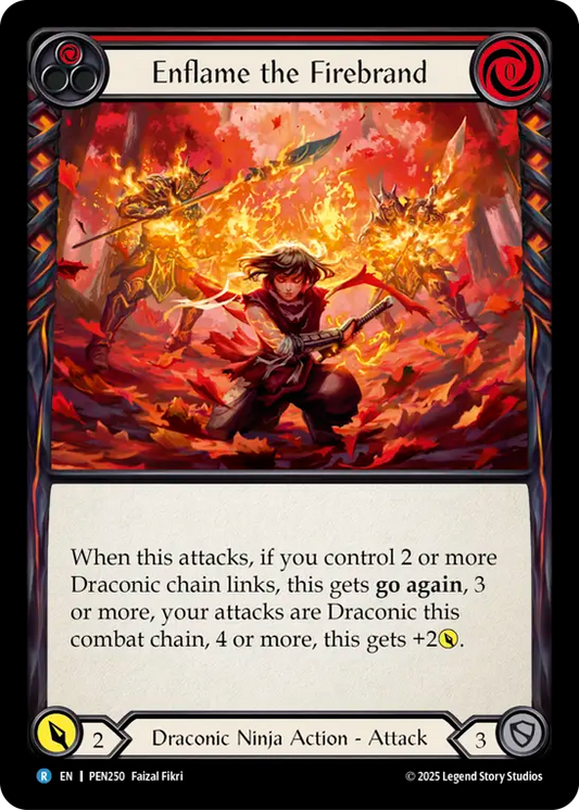 Enflame the Firebrand (Red) PEN250 (Compendium of Rathe)