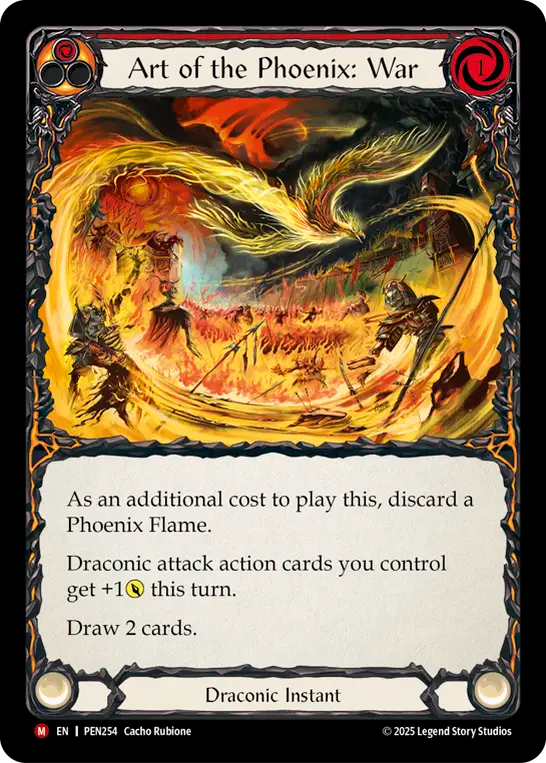 Art of the Phoenix: War Rainbow Foil (Red) PEN254 (Compendium of Rathe)