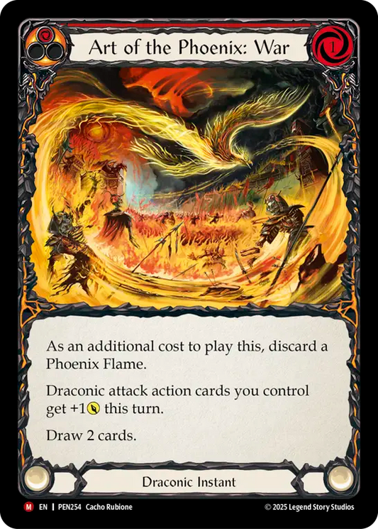 Art of the Phoenix: War Rainbow Foil (Red) PEN254 (Compendium of Rathe)