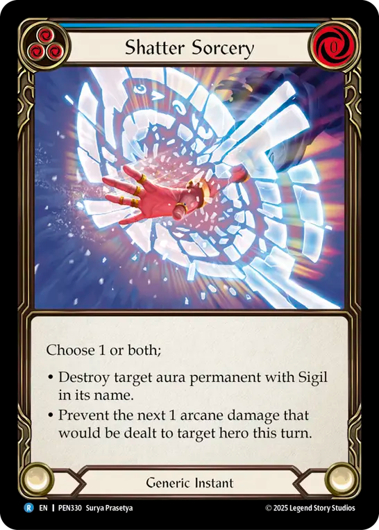 Shatter Sorcery Rainbow Foil PEN330 (Compendium of Rathe)