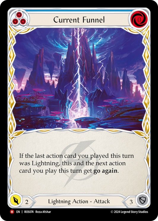 Current Funnel Rainbow Foil (Blue) ROS074 (Rosetta)