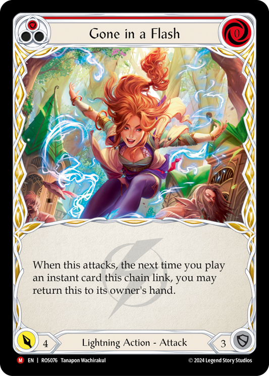 Gone in a Flash (Red) ROS076 (Rosetta)