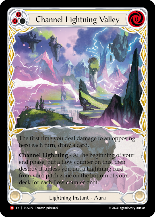 Channel Lightning Valley Extended Art (Yellow) ROS077 (Rosetta)