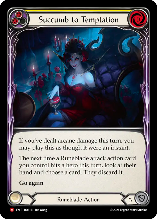 Succumb to Temptation (Yellow) ROS119 (Rosetta)