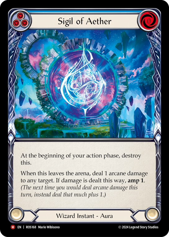 Sigil of Aether (Blue) ROS168 (Rosetta)