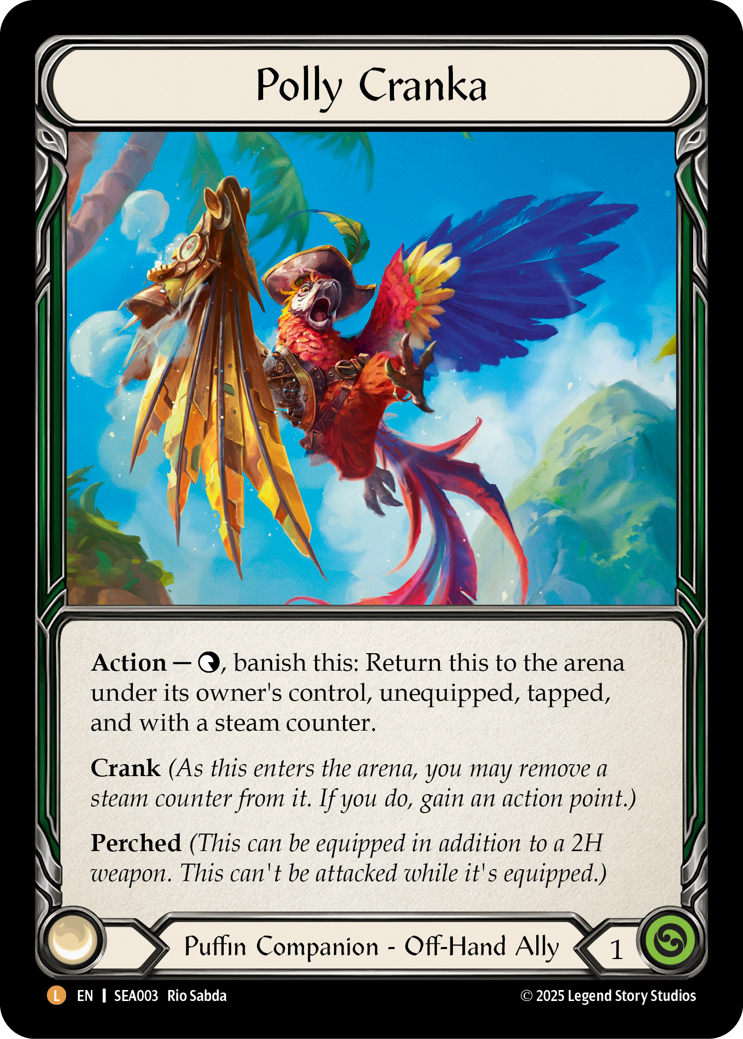 Polly Cranka Rainbow Foil SEA003 (High Seas)