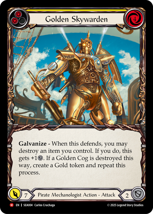 Golden Skywarden (Yellow) SEA004 (High Seas)