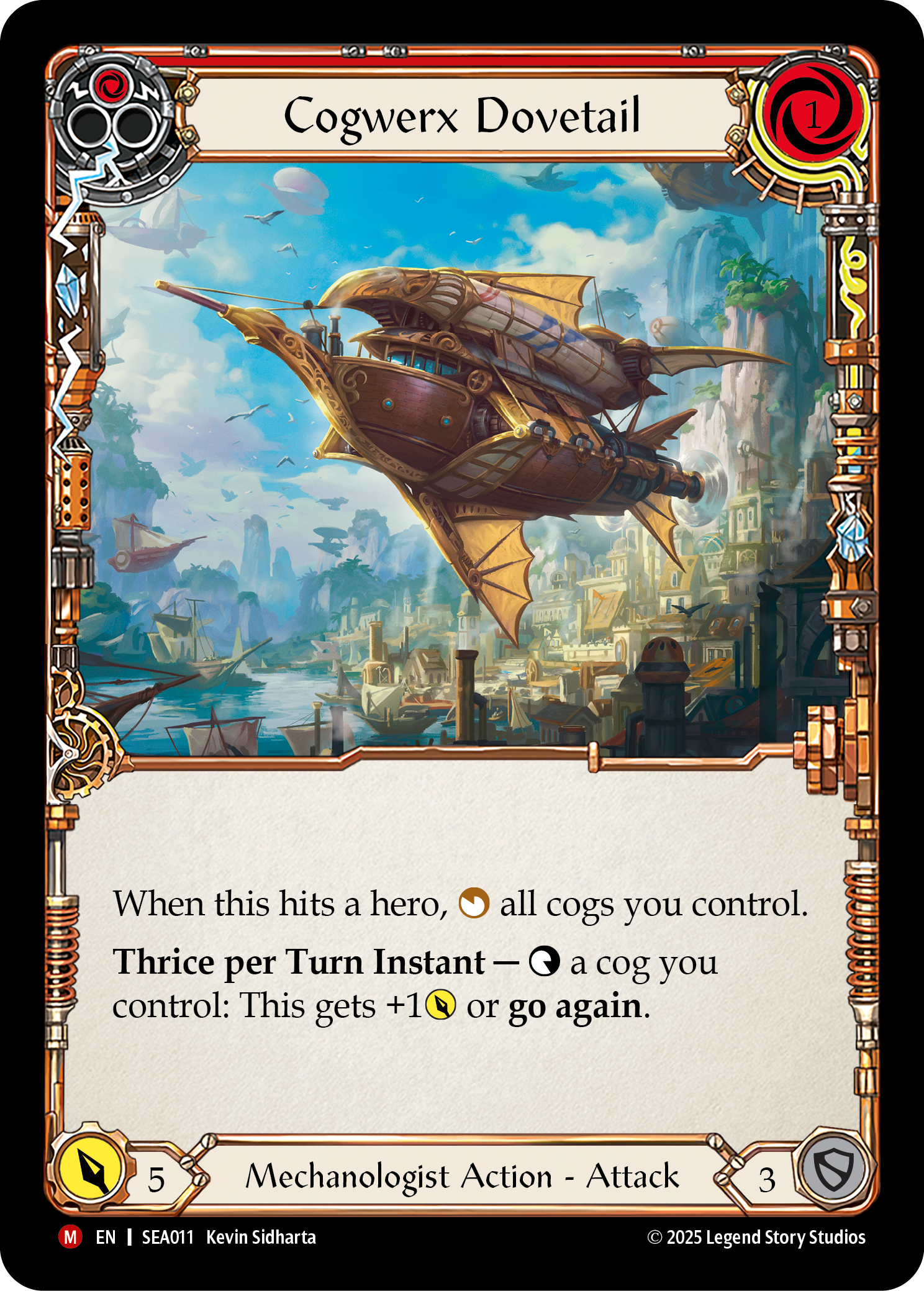 Cogwerx Dovetail (Red) SEA011 (High Seas)