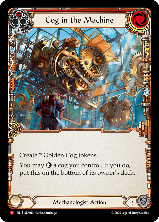Cog in the Machine (Red) SEA013 (High Seas)