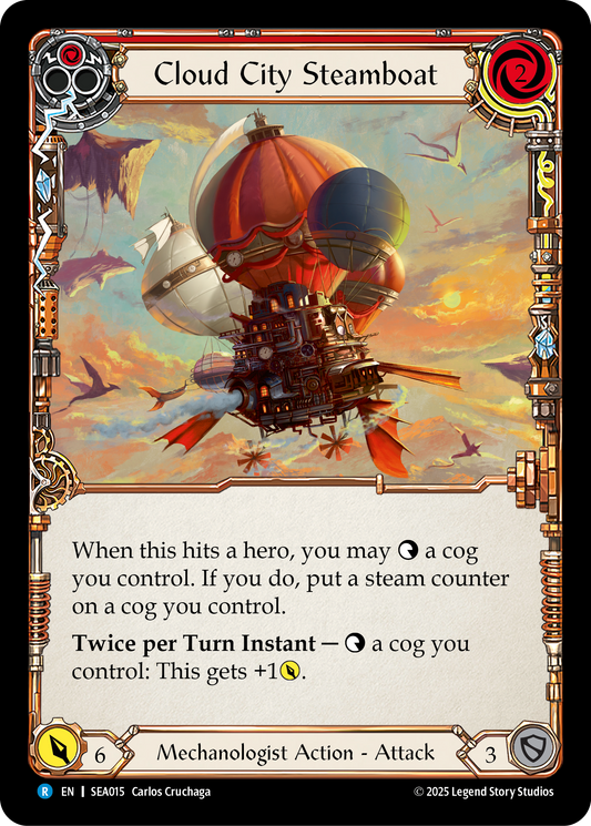 Cloud City Steamboat (Red) SEA015 (High Seas)