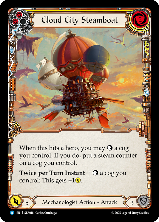 Cloud City Steamboat (Yellow) SEA016 (High Seas)