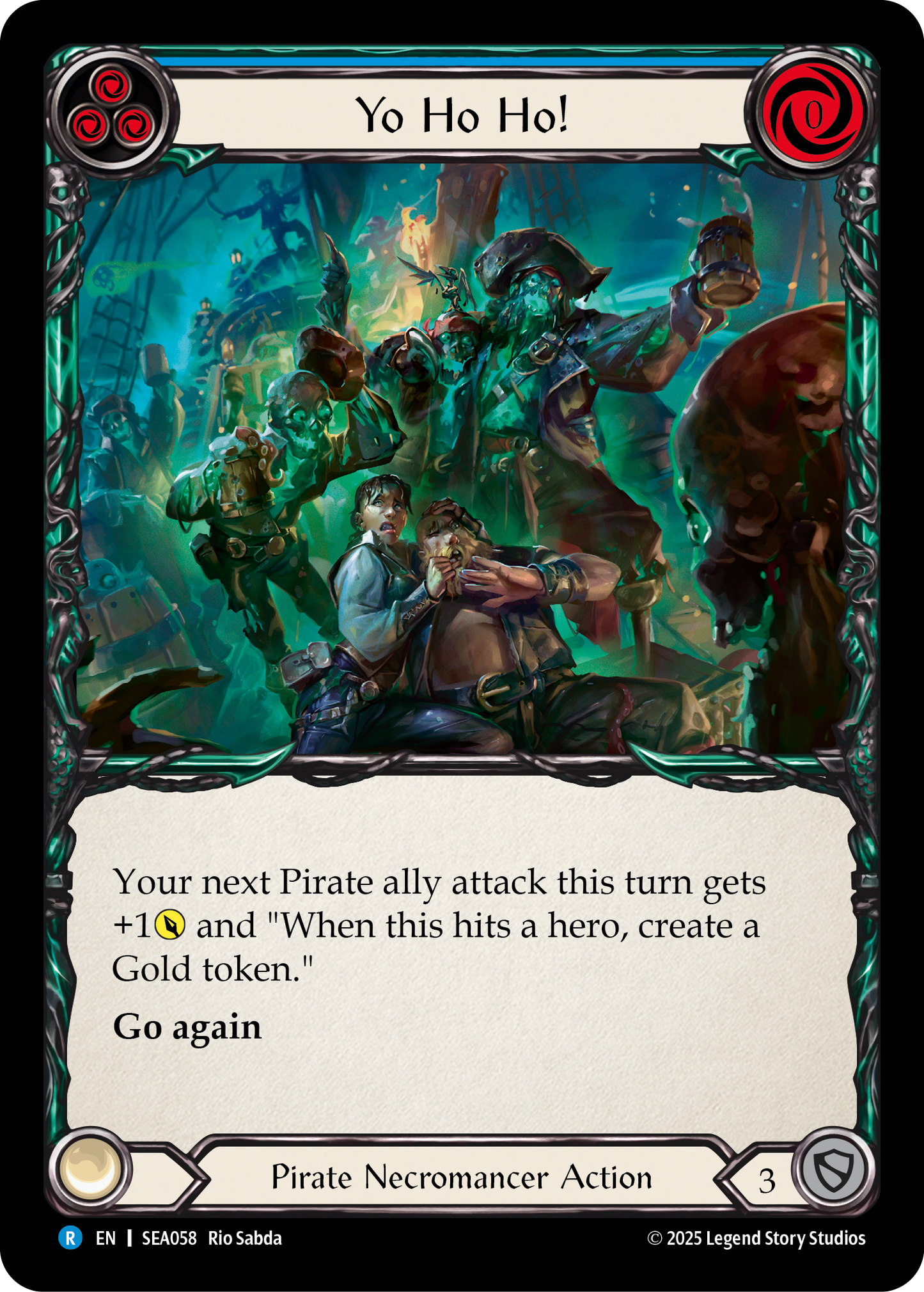 Yo Ho Ho! Rainbow Foil (Blue) SEA058 (High Seas)