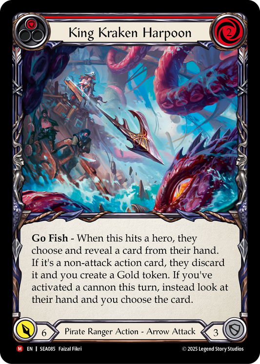 King Kraken Harpoon (Red) SEA085 (High Seas)