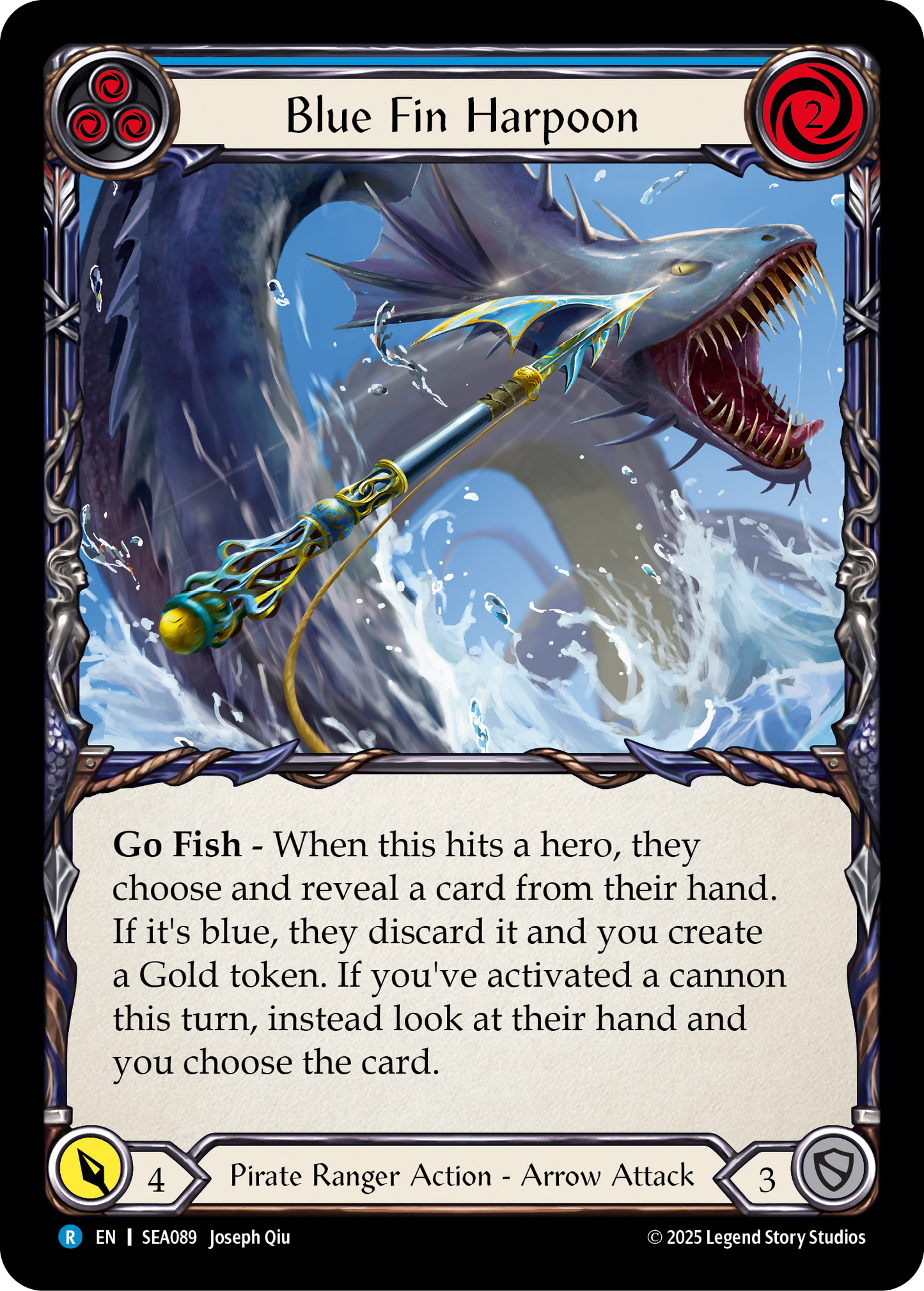 Blue Fin Harpoon (Blue) SEA089 (High Seas)