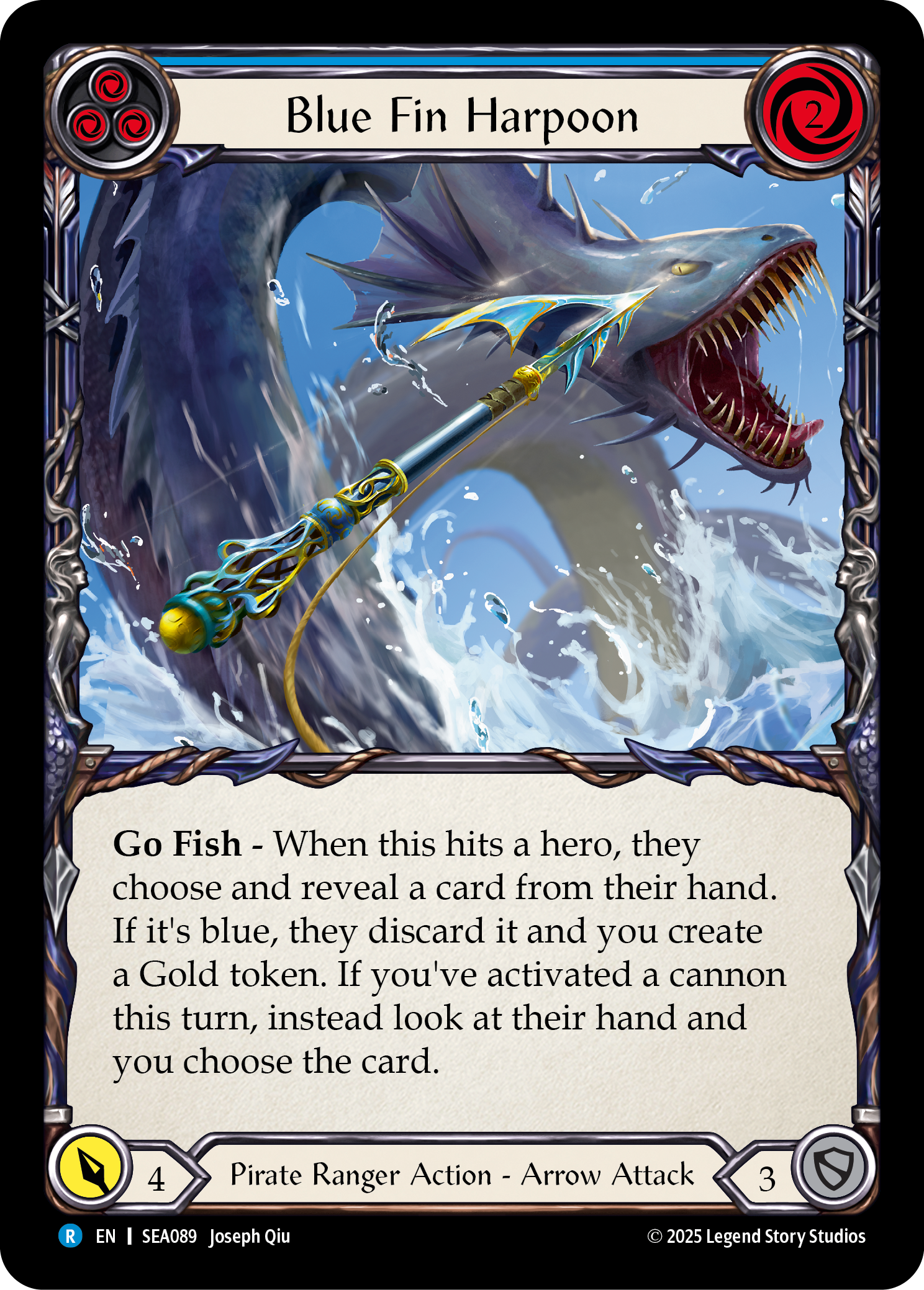 Blue Fin Harpoon (Blue) SEA089 (High Seas)