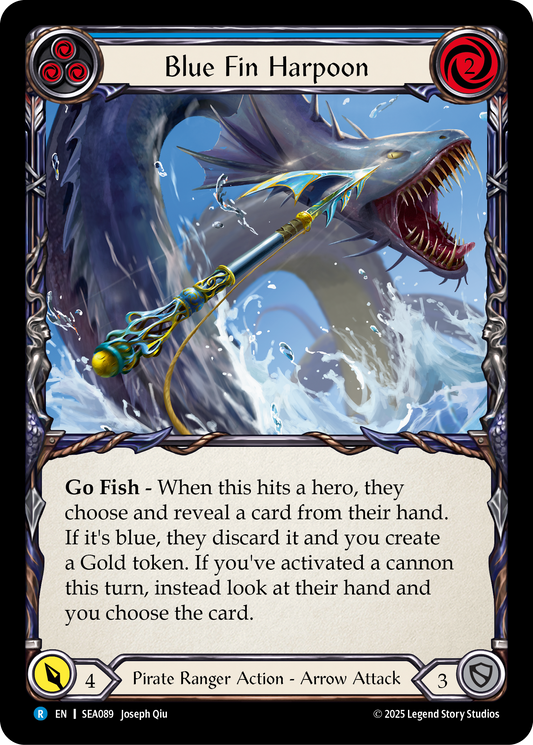 Blue Fin Harpoon Rainbow Foil (Blue) SEA089 (High Seas)