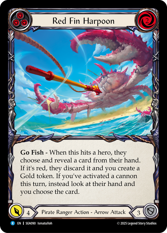 Red Fin Harpoon (Blue) SEA090 (High Seas)