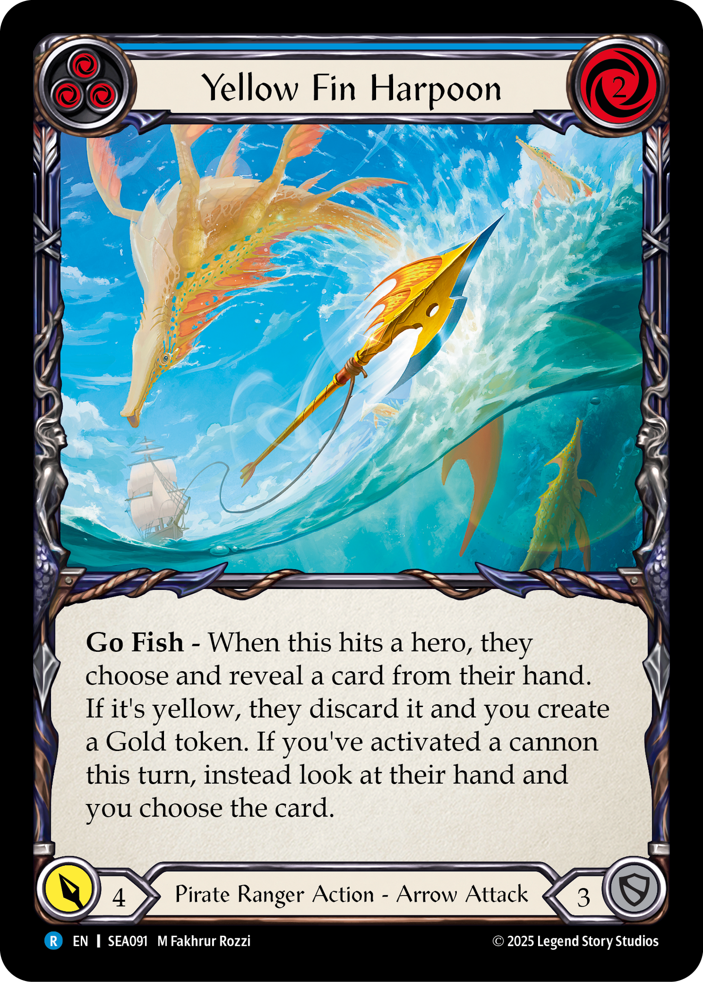Yellow Fin Harpoon (Blue) SEA091 (High Seas)
