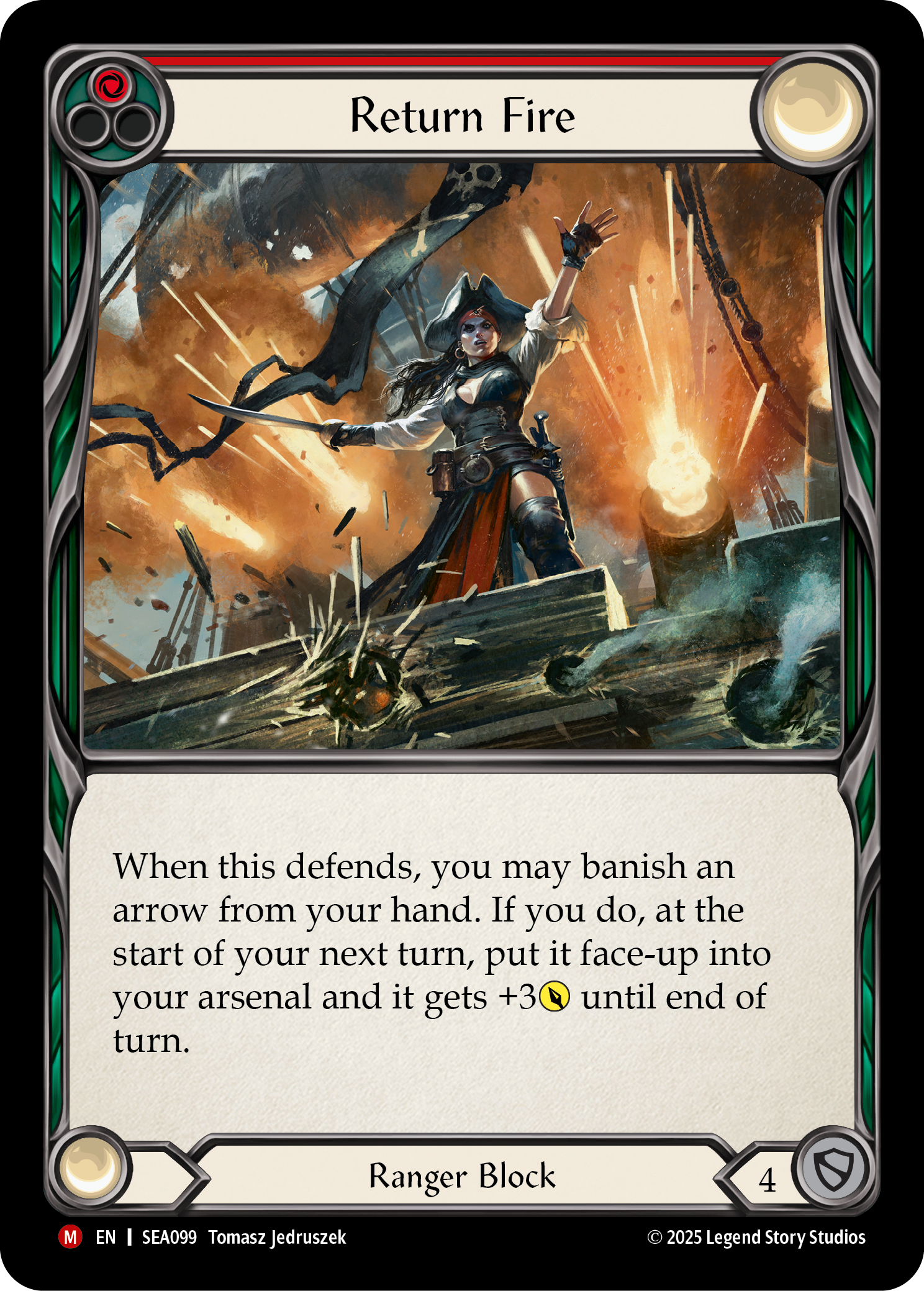 Return Fire (Red) SEA099 (High Seas)