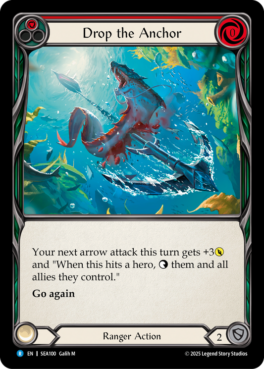 Drop the Anchor (Red) SEA100 (High Seas)