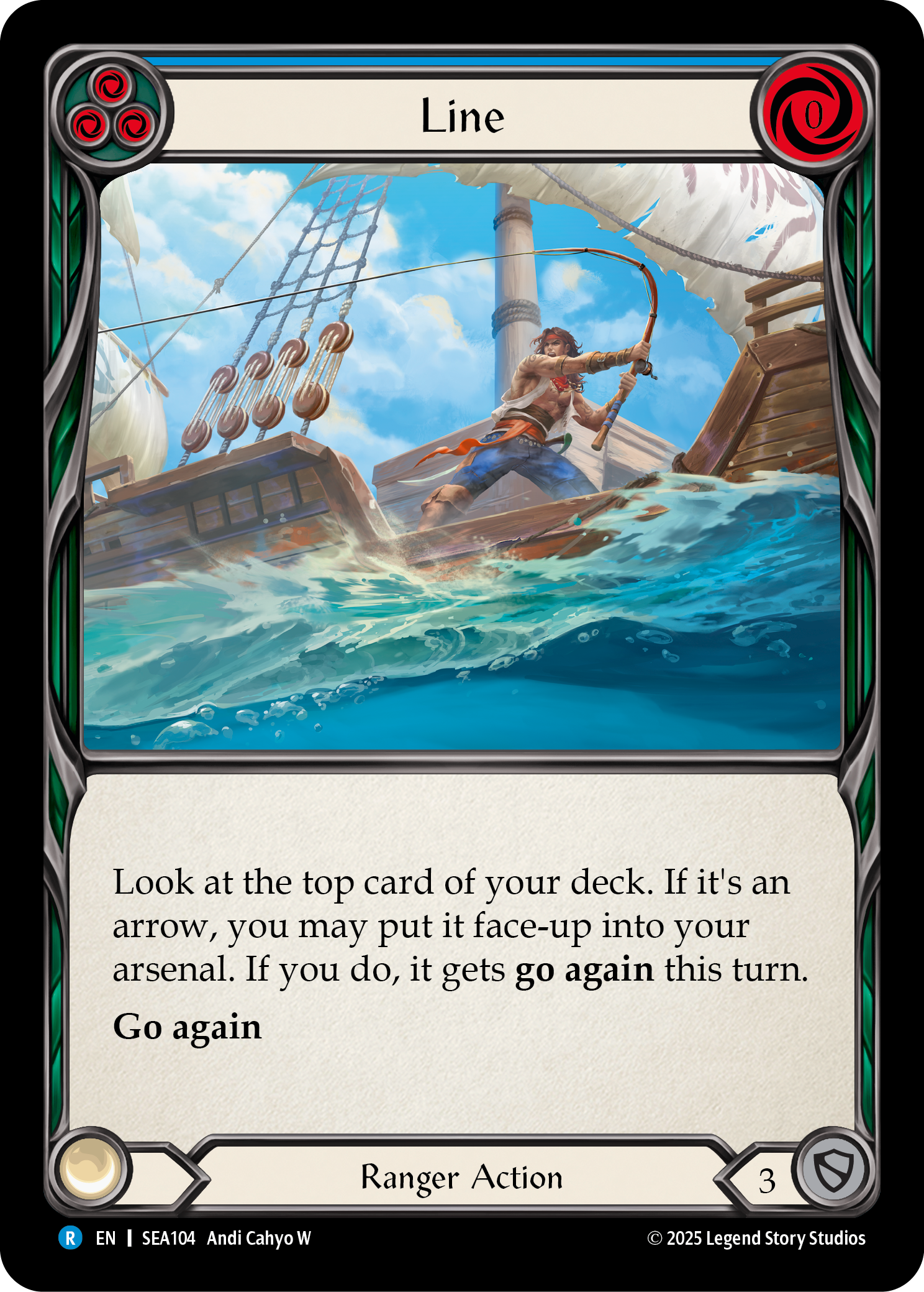 Line Rainbow Foil (Blue) SEA104 (High Seas)