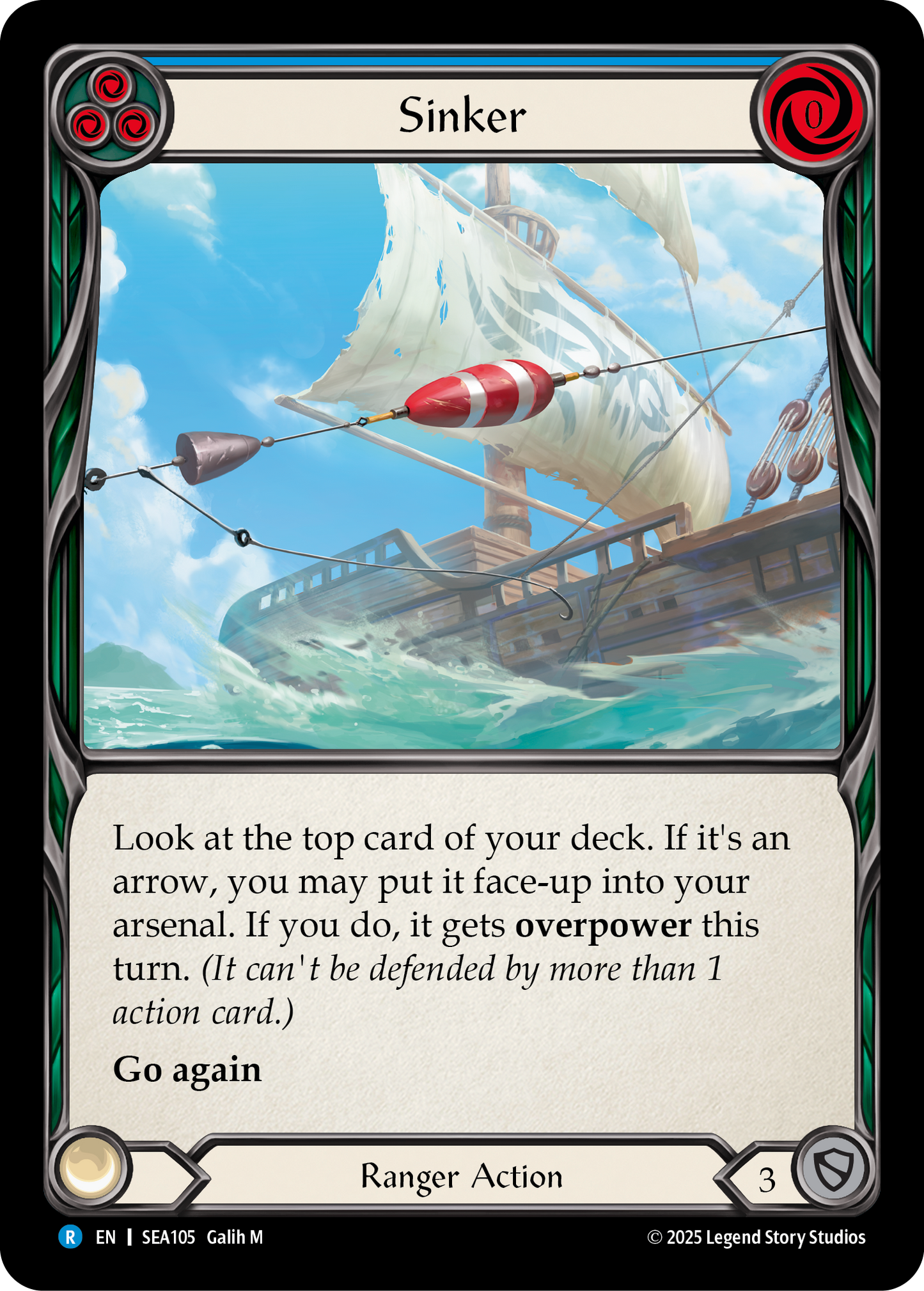 Sinker Rainbow Foil (Blue) SEA105 (High Seas)