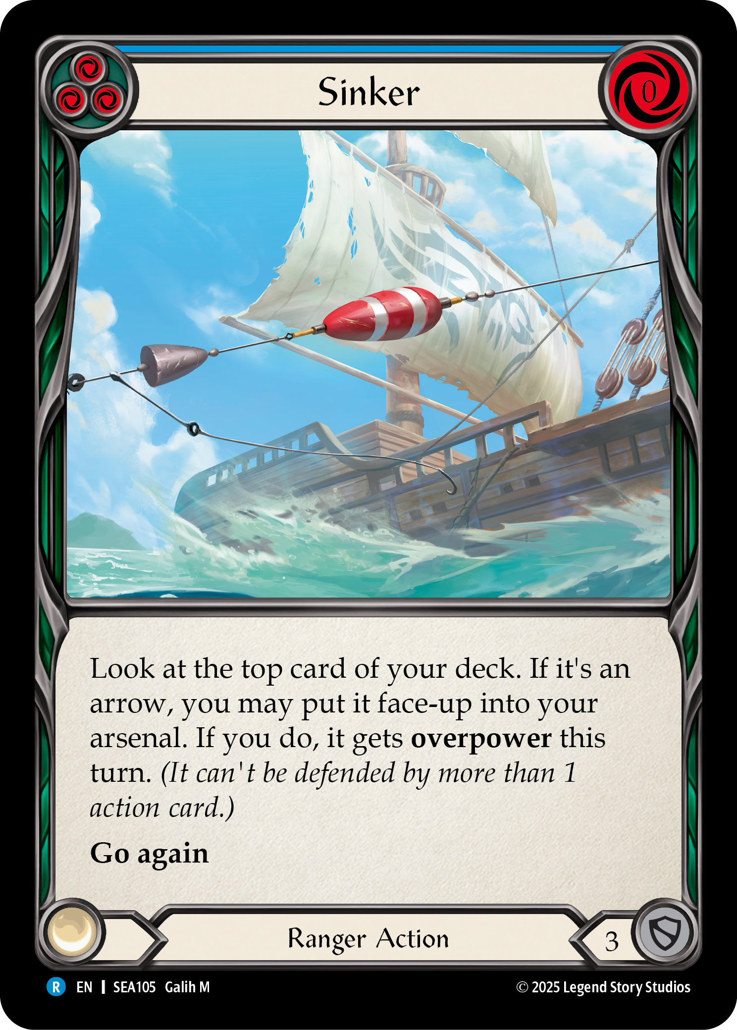 Sinker Rainbow Foil (Blue) SEA105 (High Seas)