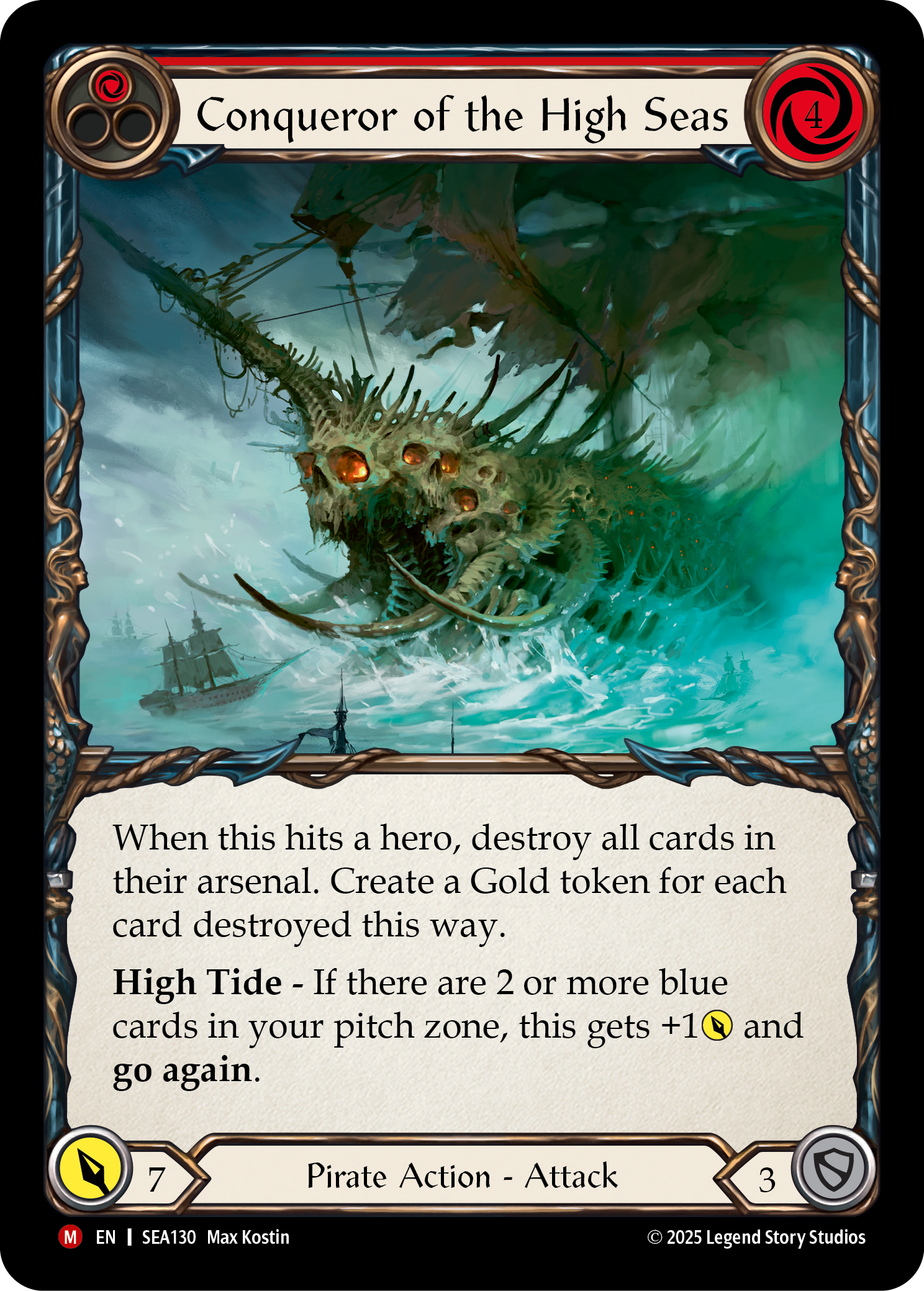 Conqueror of the High Seas (Red) SEA130 (High Seas)