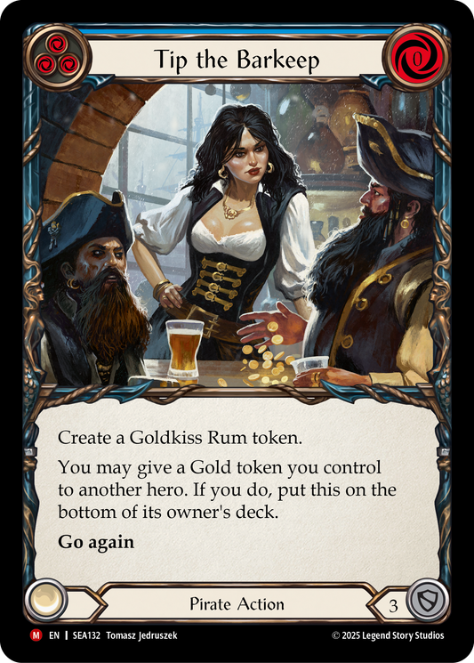 Tip the Barkeep (Blue) SEA132 (High Seas)