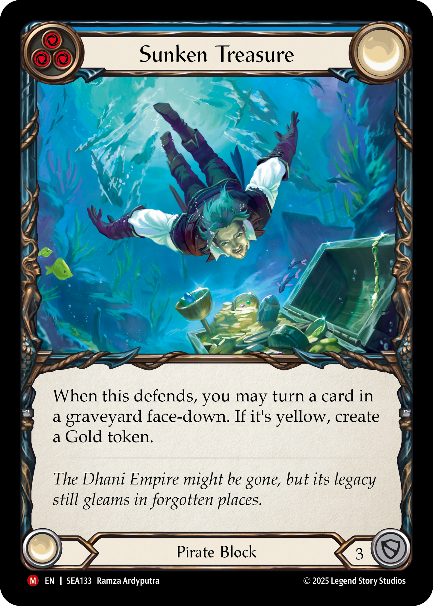 Sunken Treasure (Blue) SEA133 (High Seas)