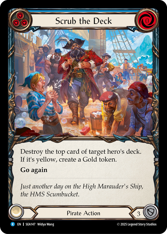 Scrub the Deck (Blue) SEA147 (High Seas)