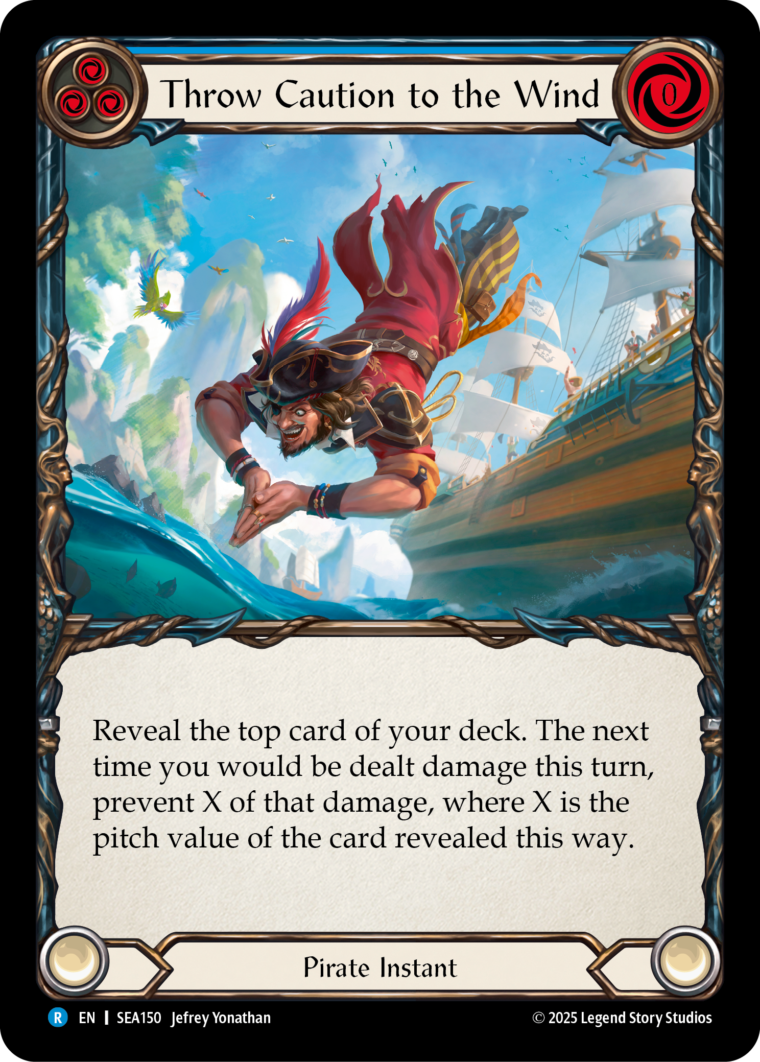 Throw Caution to the Wind (Blue) SEA150 (High Seas)