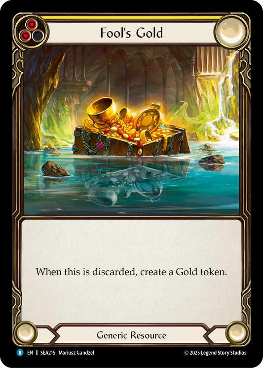 Fool's Gold Rainbow Foil (Yellow) SEA215 (High Seas)