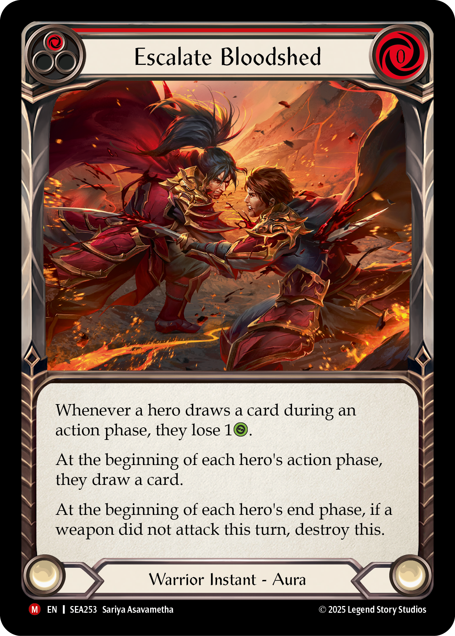 Escalate Bloodshed (Red) SEA253 (High Seas)