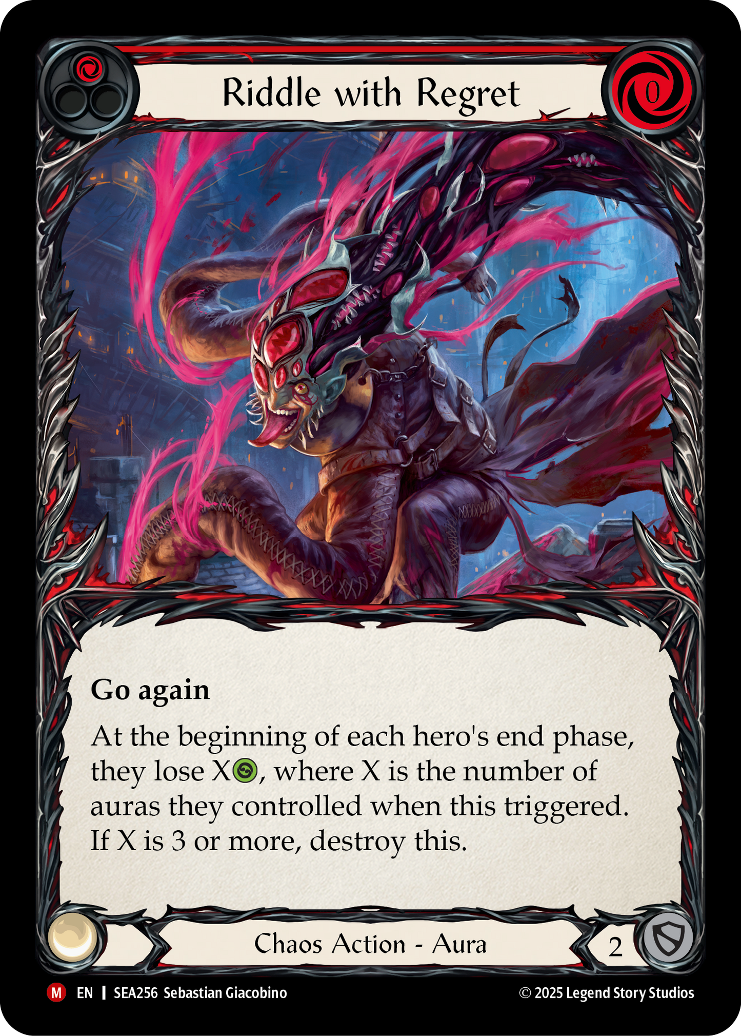 Riddle with Regret (Red) SEA256 (High Seas)