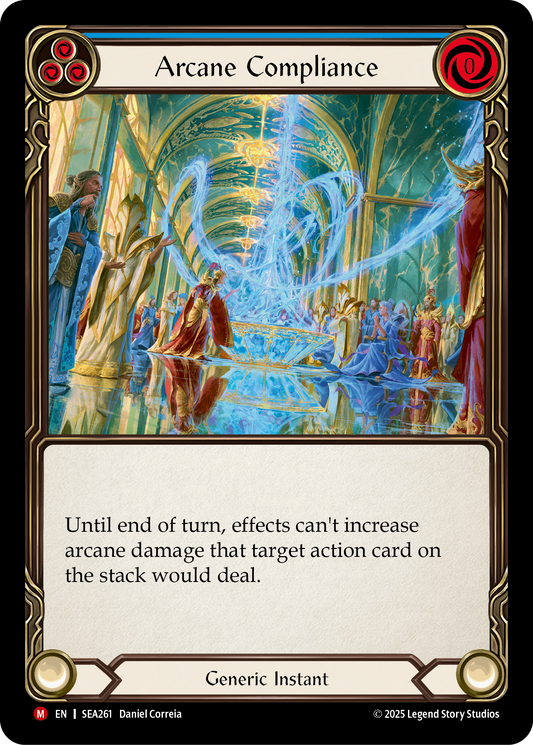 Arcane Compliance Rainbow Foil (Blue) SEA261 (High Seas)