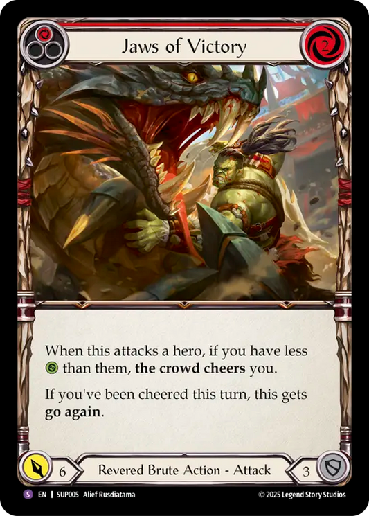 Jaws of Victory (Red) SUP005 (Super Slam)