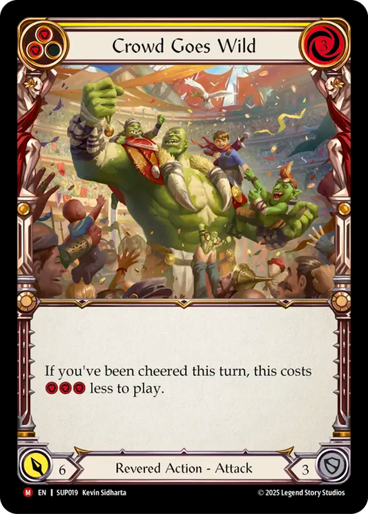 Crowd Goes Wild (Yellow) SUP019 (Super Slam)