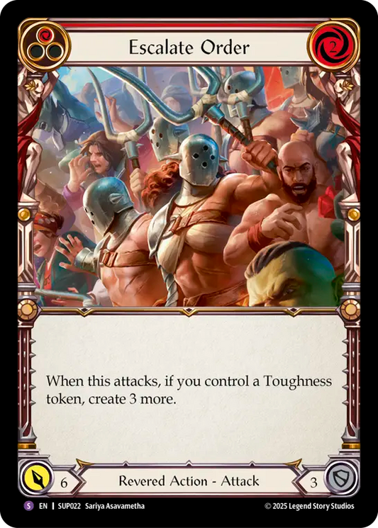 Escalate Order (Red) SUP022 (Super Slam)