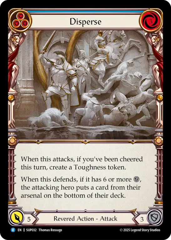 DisperseRainbow Foil  (Blue) SUP032 (Super Slam)