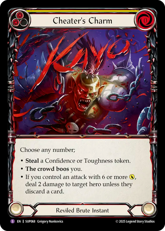 Cheater's Charm (Yellow) SUP068 (Super Slam)