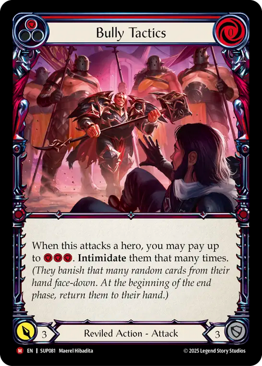 Bully Tactics (Red) SUP081 (Super Slam)