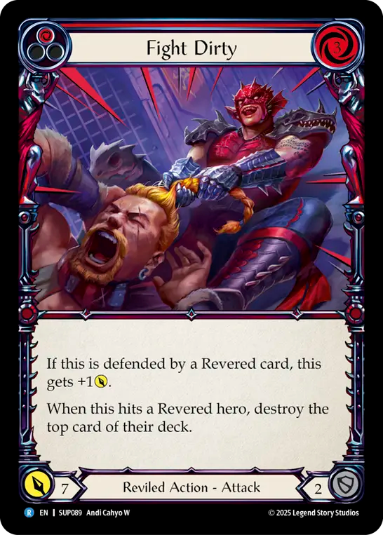 Fight Dirty (Red) SUP089 (Super Slam)