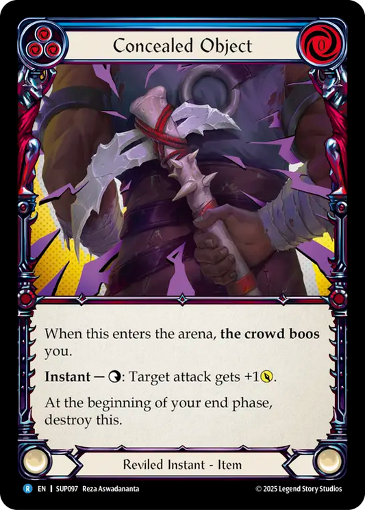 Concealed ObjectCold Foil  (Blue) SUP097 (Super Slam)